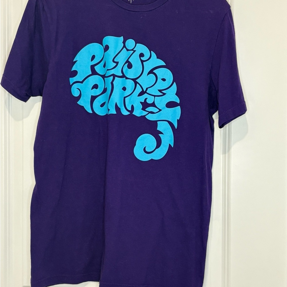 Paisley Park Short Sleeve Graphic Tee with Teal Print